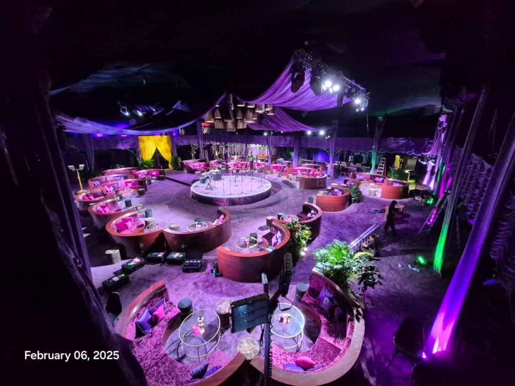 Super Bowl Commissioner's Party interior design